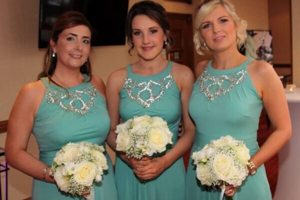 Bethan's Bridesmaids David and Bethan got married at the Marriot Hotel in Swansea